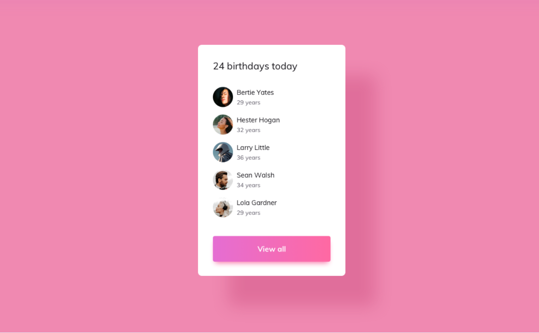 ReactBirthday